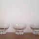 Lot de 3 verres art deco