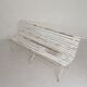 Garden bench, slatted bench, folding, 2 metres long, 1930s.