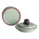 Art Deco Celadon Glazed Lidded Jar by Einar Luterkort for Upsala‑Ekeby, 1930s