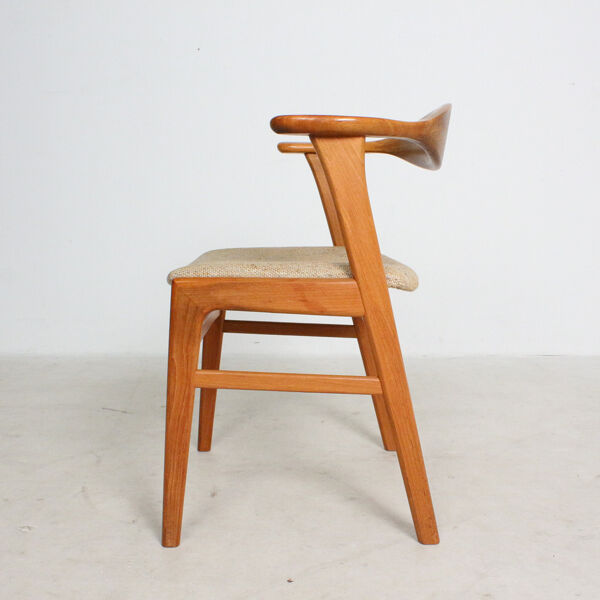 Chaise scandinave vintage Erik Kirkegaard pour Hong Stolefabrik, Danemark
