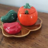 Barbotine Condiment Set
