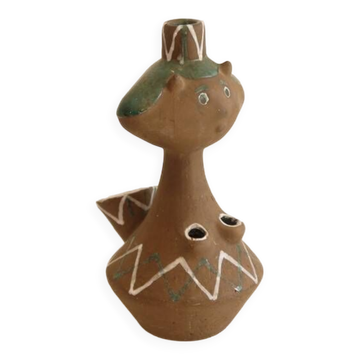 Vase danois anthropomorphe en ceramique 1960