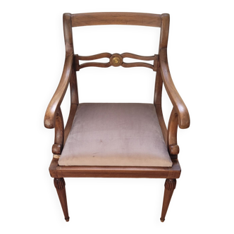 Wooden style chair / office or occasional armchair