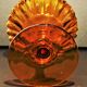 Large orange Bohemian crystal candy maker