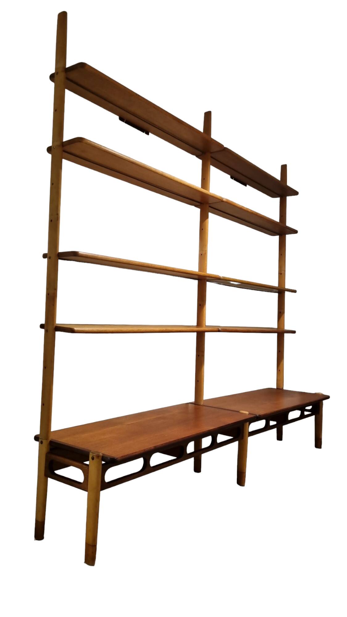 Scanflex William Watting shelving unit bookcase 1950s fifties Fristho Danish Dutch design