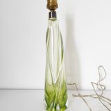 Val Saint Lambert crystal lamp base