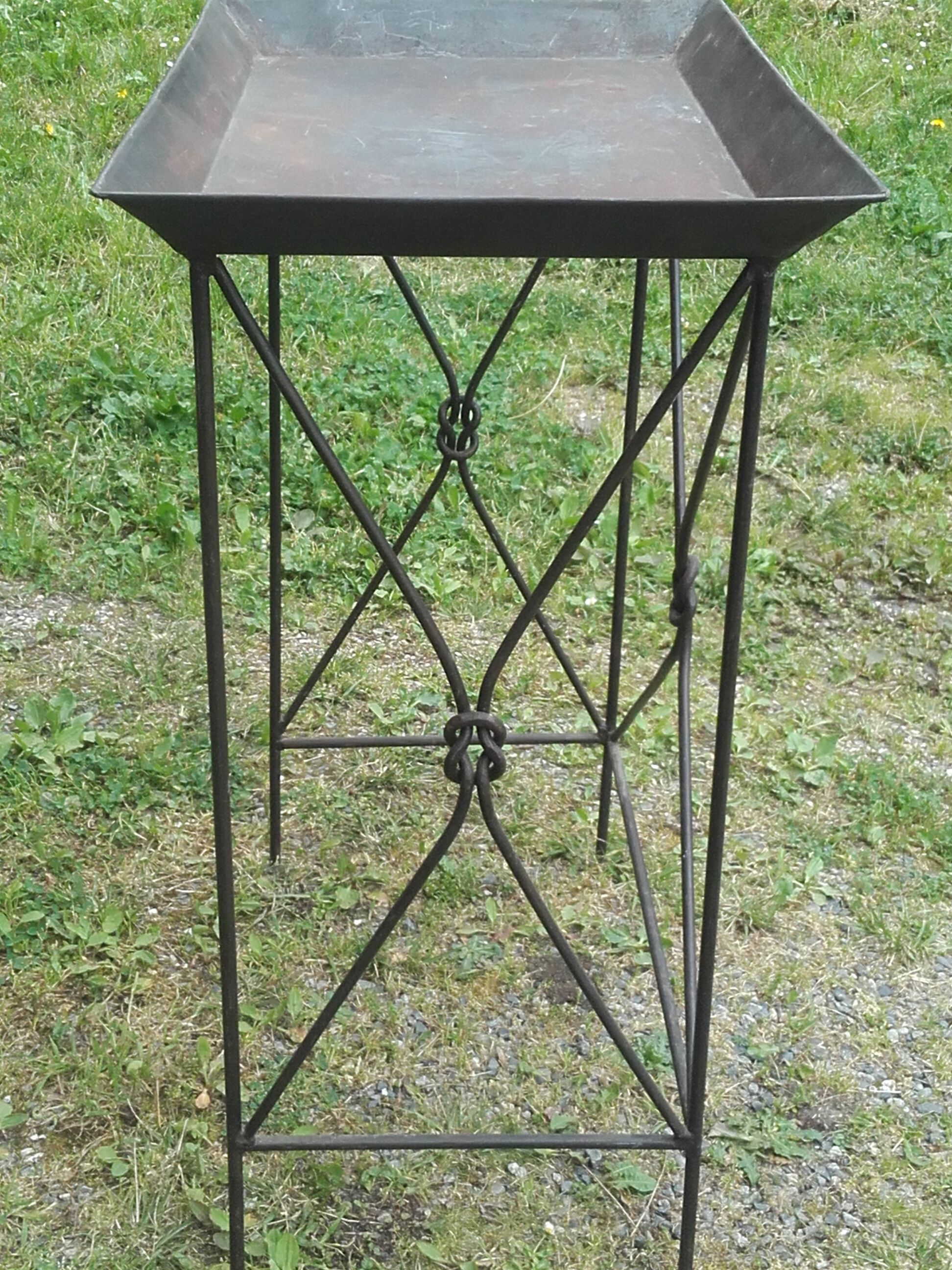 Wrought iron console
