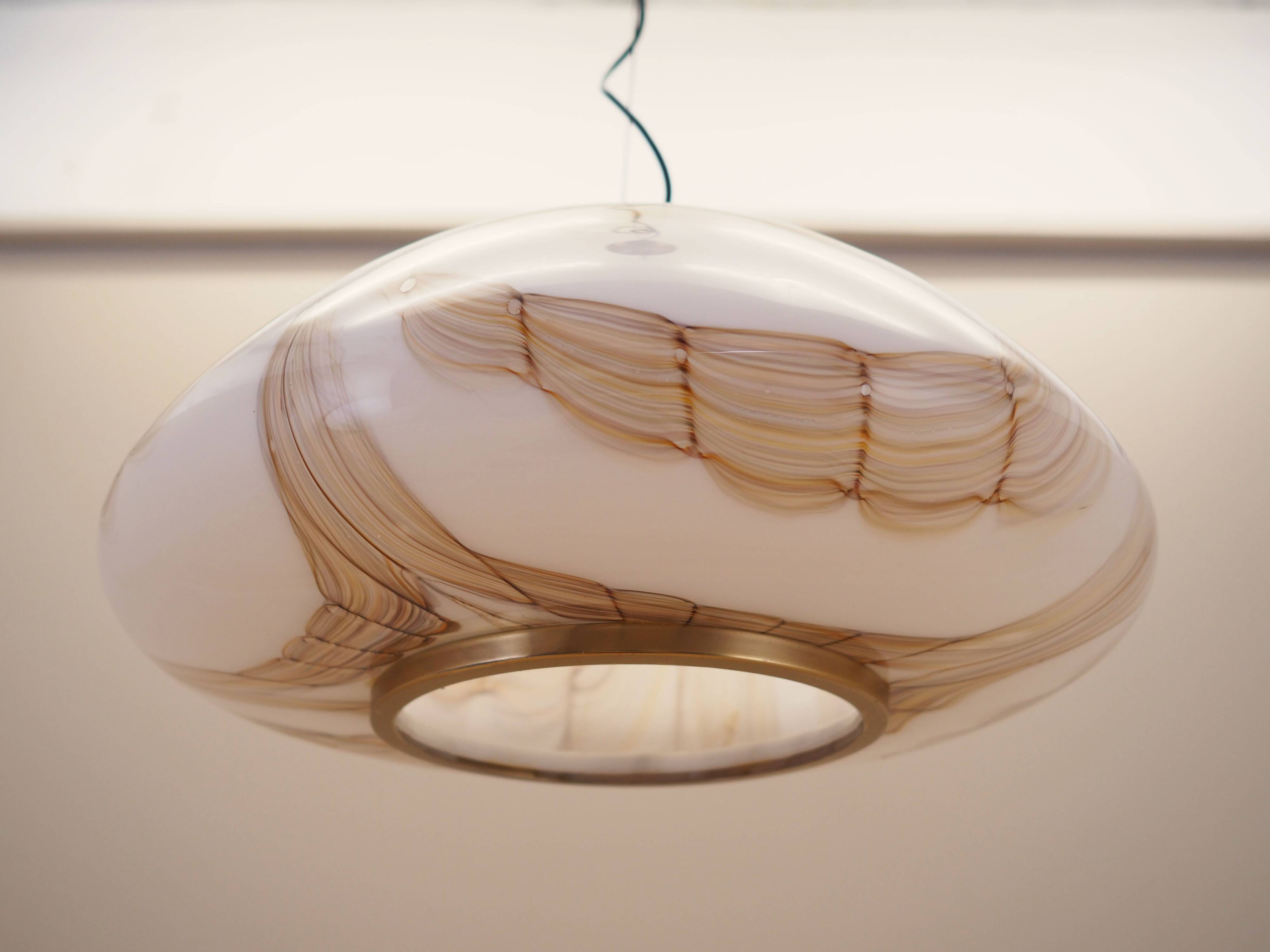 Pendant lamp, Murano glass, Italian design, 1970s, production: Italy