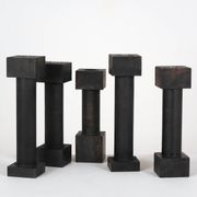 Rare set of postmodern candlesticks by Jérôme Thermopyles circa 1980.