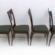 Ico & Luisa Parisi MidCentury Modern Italian Walnut and Bouclè Dining Chair