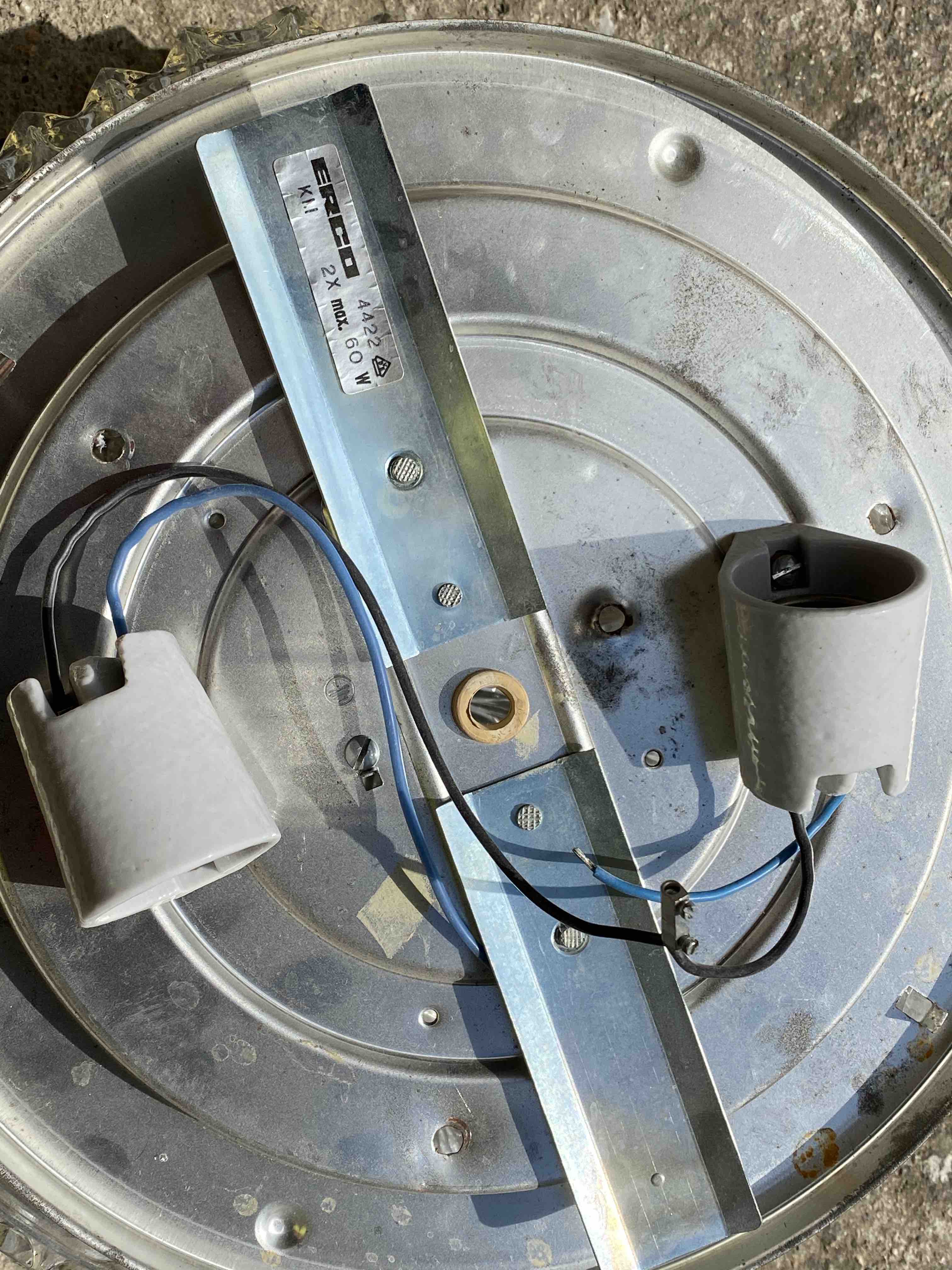 Erco vintage ceiling light