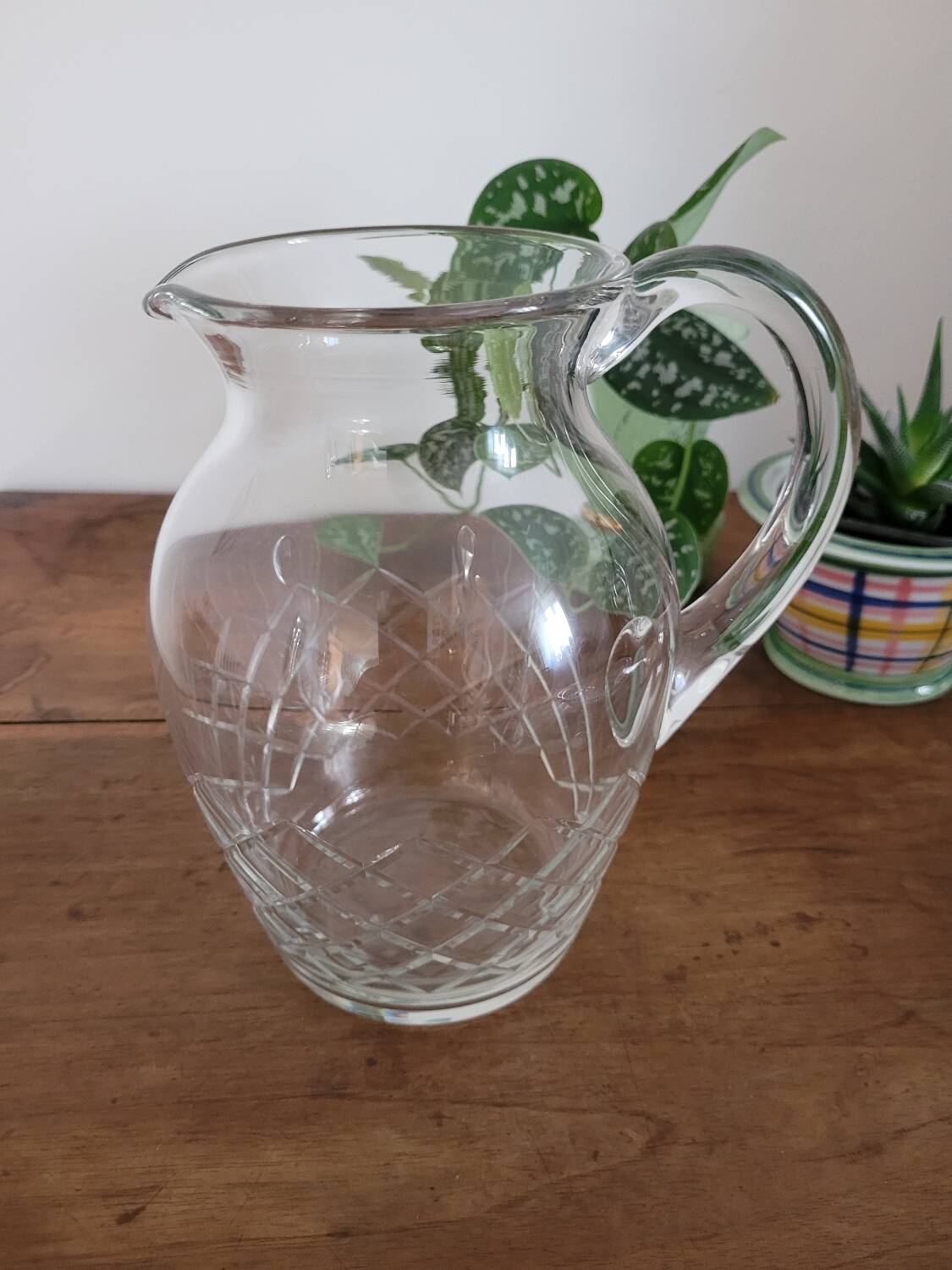 Pitcher No. 3 in chiseled / cut crystal