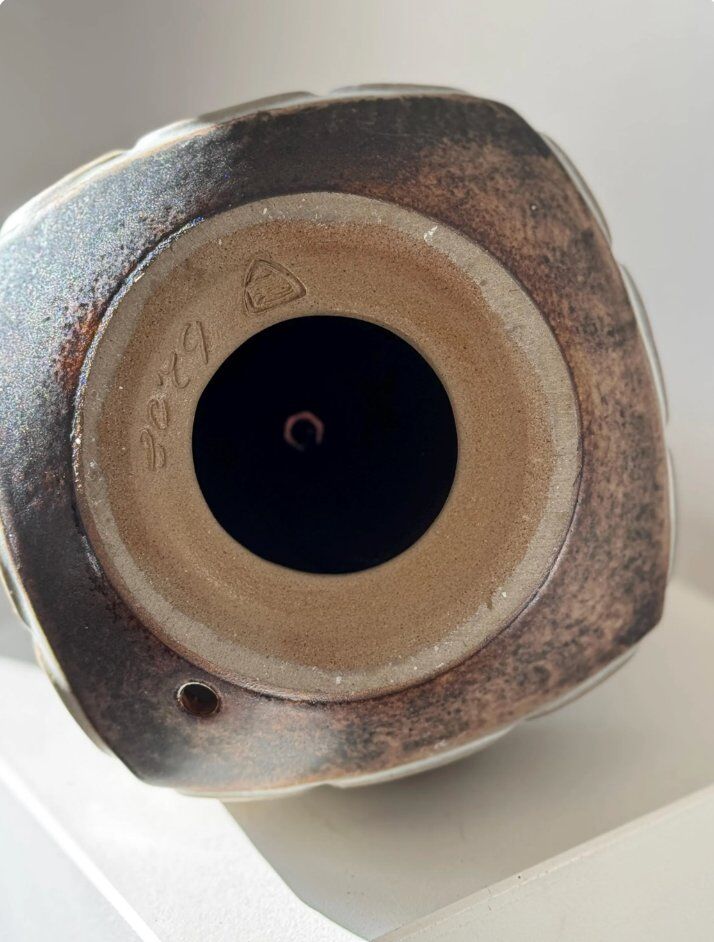 Handmade table lamp by Marianne Starck for Michael Andersen & Son, Denmark, 1970s