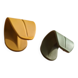 Set of designer outdoor stools