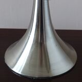 Table lamp silver lozenge and tulip foot, end of the years 70