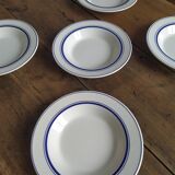 Lot of 5 hollow plates