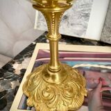 Art deco lamp with bronze base