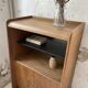 Meuble de rangement secrétaire chêne années 60