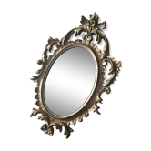 Old mirror gilded resin 29x19 cm
