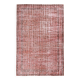 6x10 Vintage Red Floral Vintage Rug, 198x297Cm