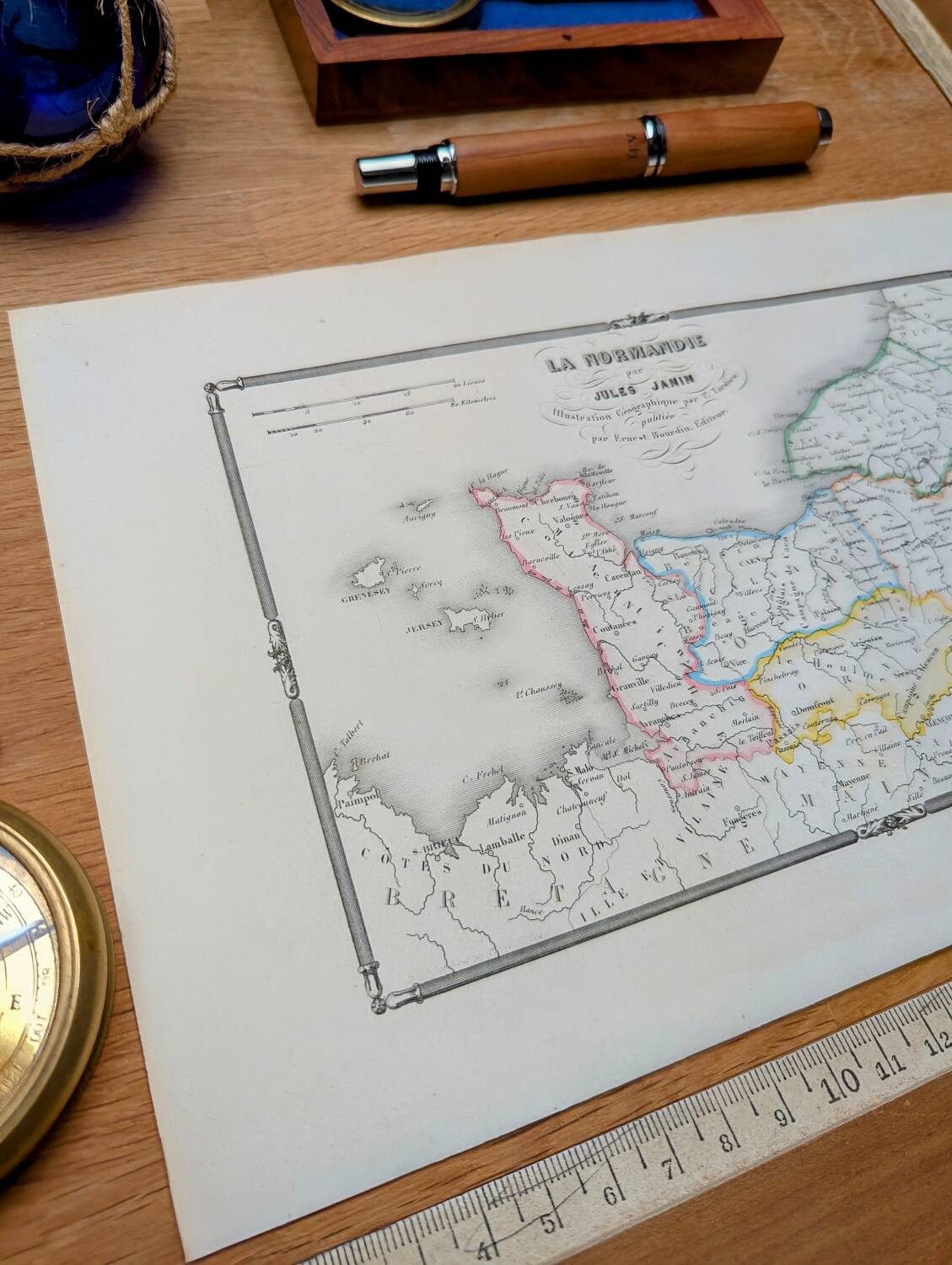 Printed in 1844, La Normandie.