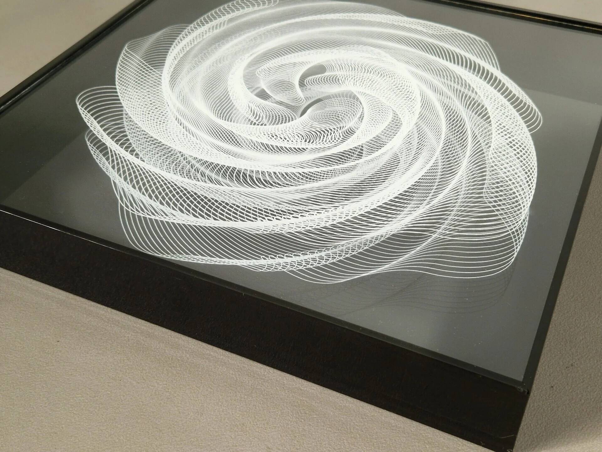 Frank Böttger | Print in box | 1972 computer art