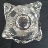 Large crystal vases.