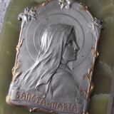 Green onyx wall stoup