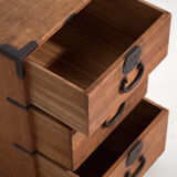 Small Japanese tansu with three drawers – Meiji Period (c. 1890–1926)