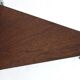 Minimalist mahogany shelves from the 1960s.