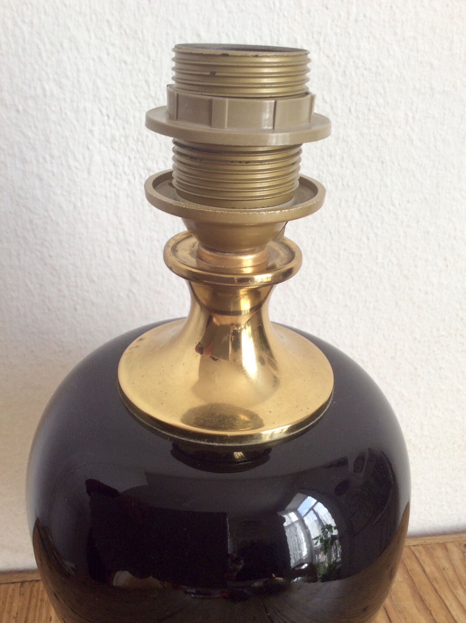 Brass lamp foot, 1960s