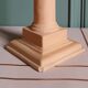 Bougeoir colonne terracotta