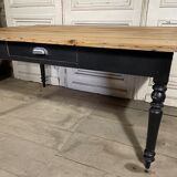 Patinated farmhouse table
