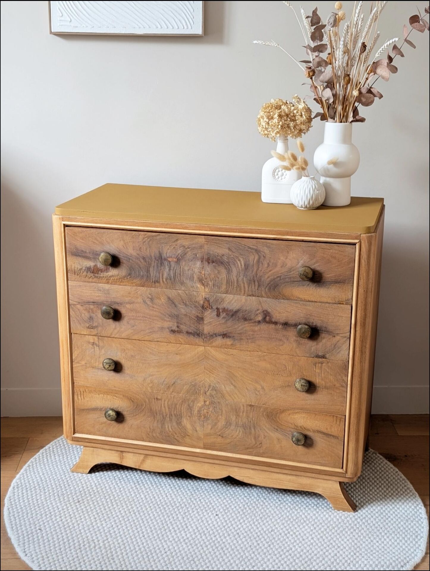 Renovated commode, late Art Deco style