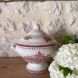 Soup tureen - fruit bowl in Saint Amandinoise ironstone