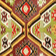 Anatolian handmade kilim rug 282 cm x 90 cm