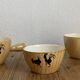 Three ceramic bowls by Grandjean Jourdan from the 1960s.