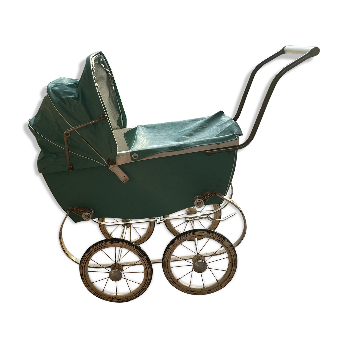 Landau doll year 40/50 green water