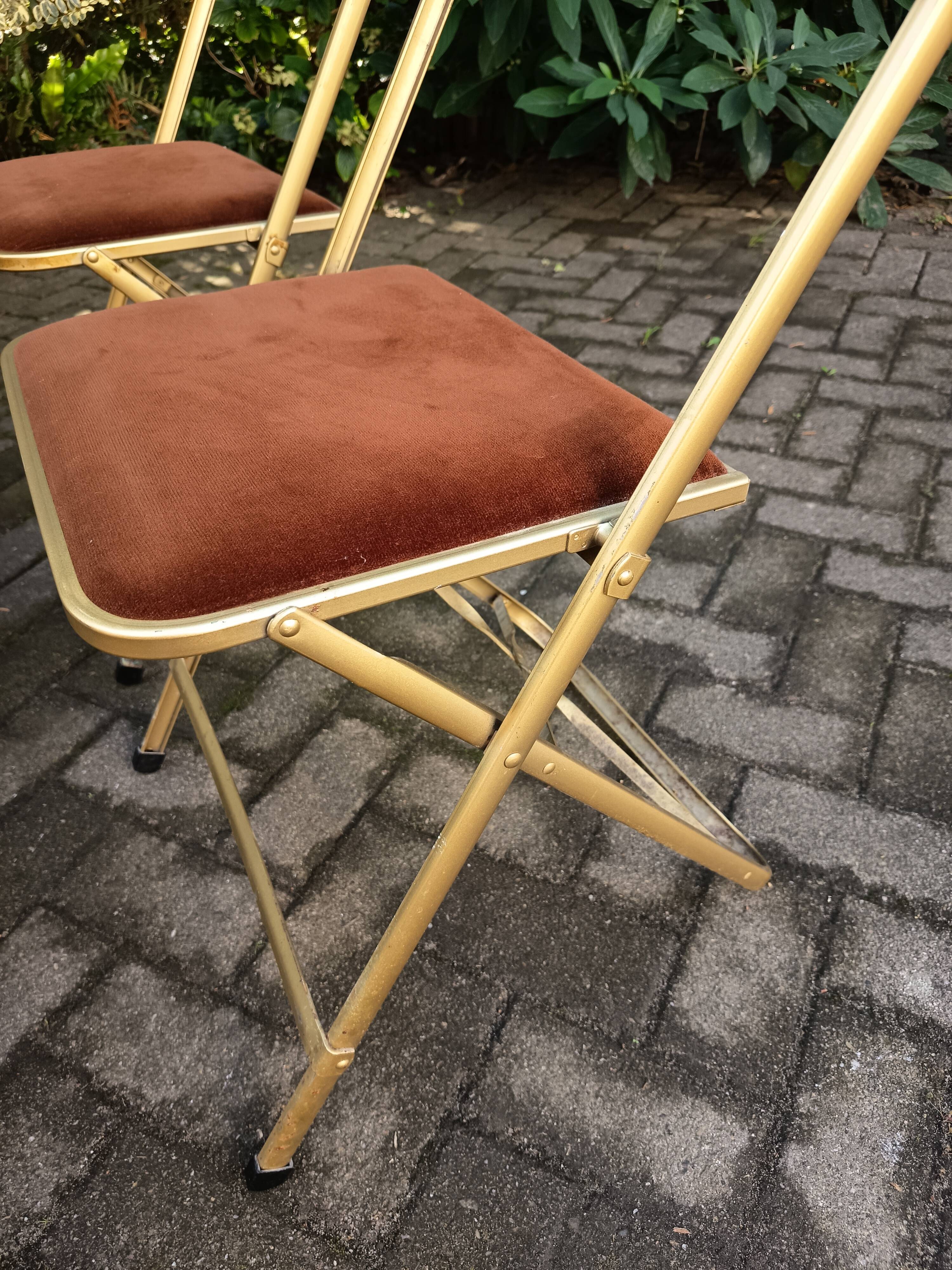 4 folding chairs, Chaisor, 1970