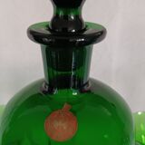 Kluk Kluk carafe by Jacob E.Bang - Holmegaard and 5 liqueur glasses