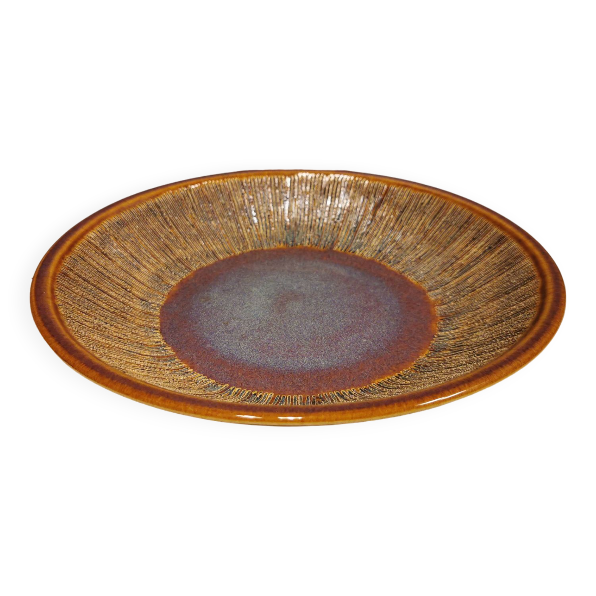 Ceramic dish, from Danish Søholm.  Estimated 1970-1980s