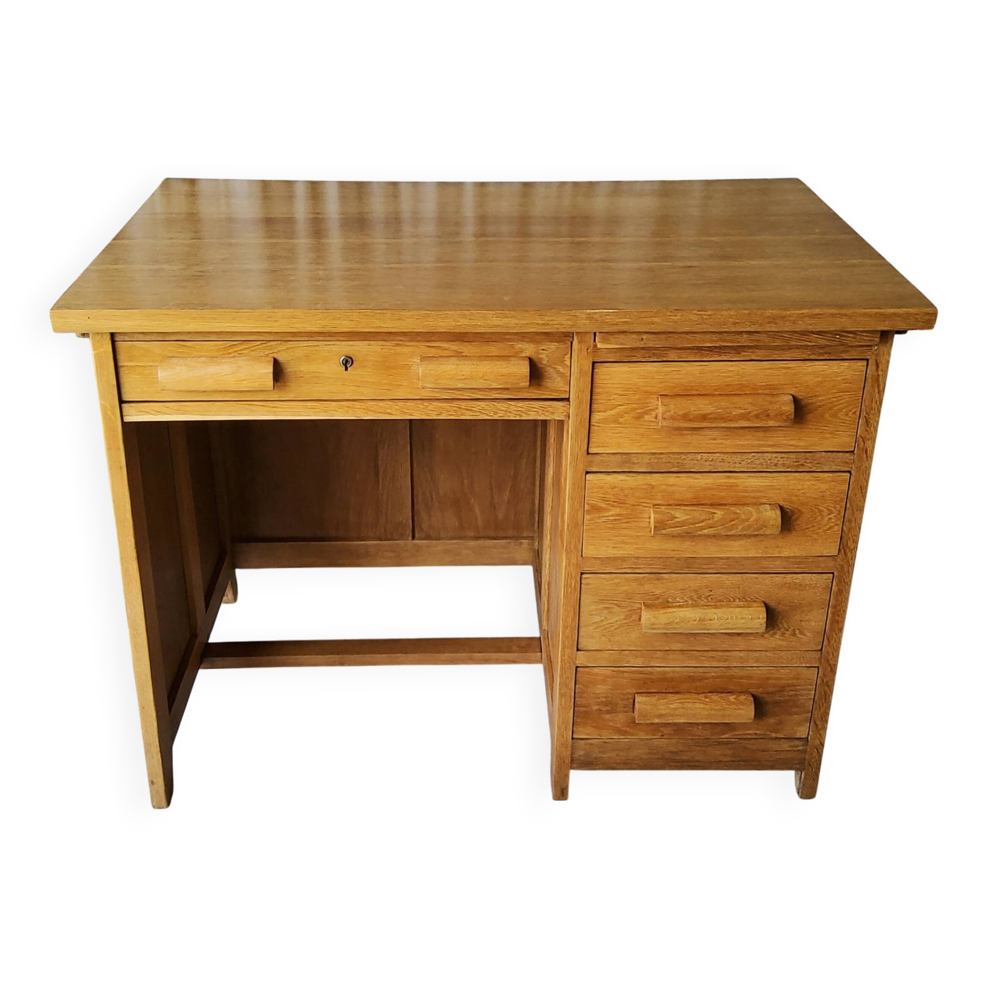 Bureau en chêne années 50/60