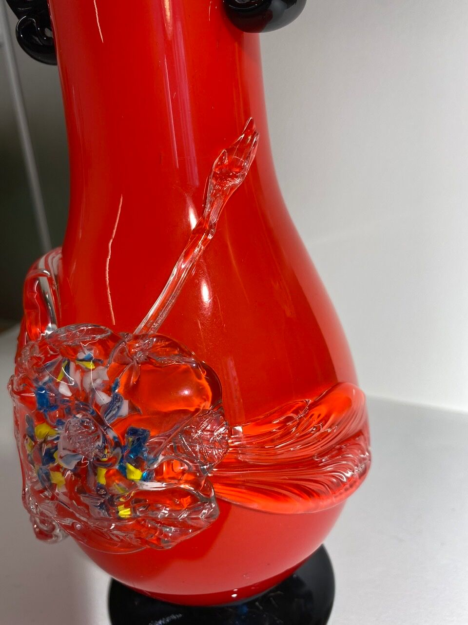 Vase Murano red 70s