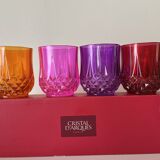 Verre en cristal d'arques vintage