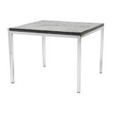 Square Modernist Low Table in Slate - 1950's