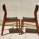4 vintage chairs from the 50s/60s