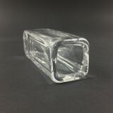 Vase en verre scandinave transparent Sommerso signé par Nils Landberg pour Orrefors, Suède, années 1960
