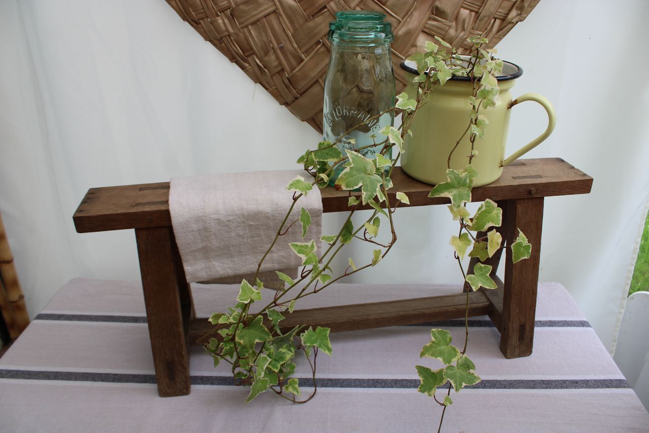 Wooden bench
