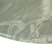 Table d'appoint ronde en marbre, table à plantes sur roulettes, années 1970