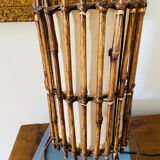 Vintage rattan table lamp